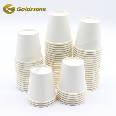 Kunststofffreie Einfachwandpapier-Tasse Grüne nachhaltige 12 Oz Einweg-Kaffee-Tassen