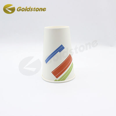 8oz recycelte Milchpapier Tasse Eco Einweggestellte Maße Druck für heiße und kalte Getränke
