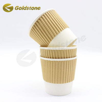 Custom Logo Ripple Wandpapier Tasse undicht Ripple Isoliert für Kaffee und Tee