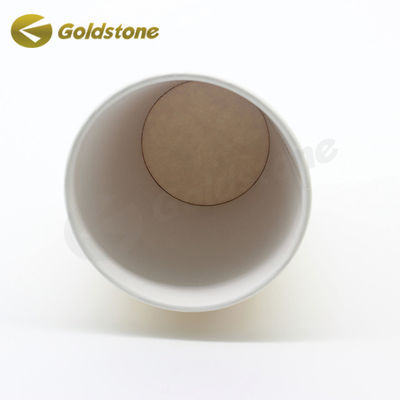 Maßgeschneiderte Größe Braune Kraftpapier Tasse 12 Oz Ripple Tassen Anpassbares Branding