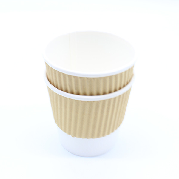 Einwandkaffee-Papier-Tasse Isolierte Einwegkaffee-Tassen ISO9001 0