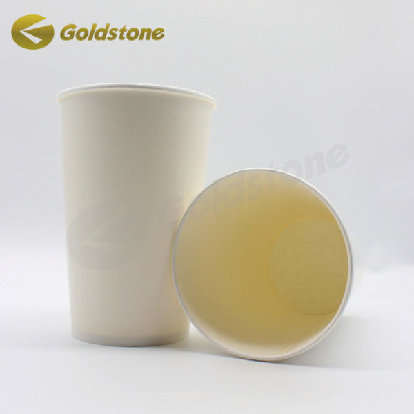 Custom Marke Milch Tee Papier Tasse Hitzebeständige Kompostierbare Papier Tassen 12oz 1
