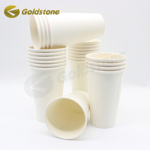 Custom Marke Milch Tee Papier Tasse Hitzebeständige Kompostierbare Papier Tassen 12oz 2