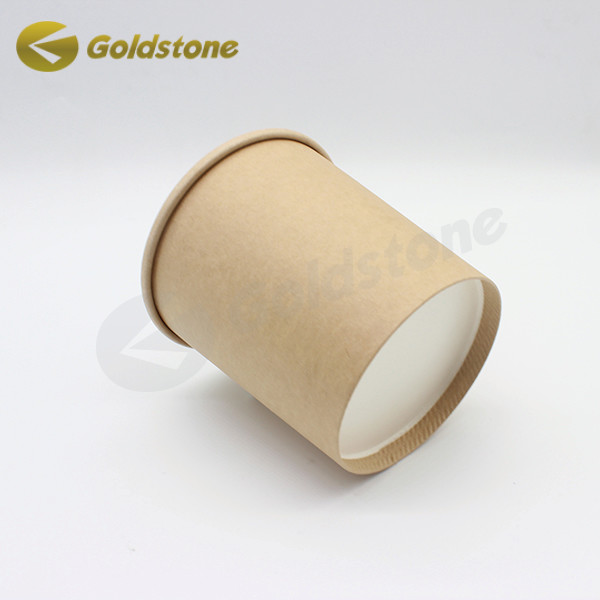 8oz kalte Getränke Tasse Joghurt Papier Tassen benutzerdefinierte Größe Kraft Papier Tassen 0
